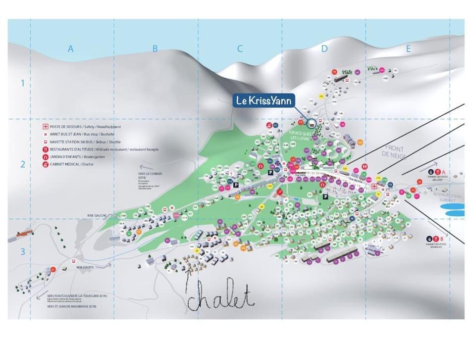 Chalet Savoyard Independant Fontcouverte-la-Toussuire Ngoại thất bức ảnh